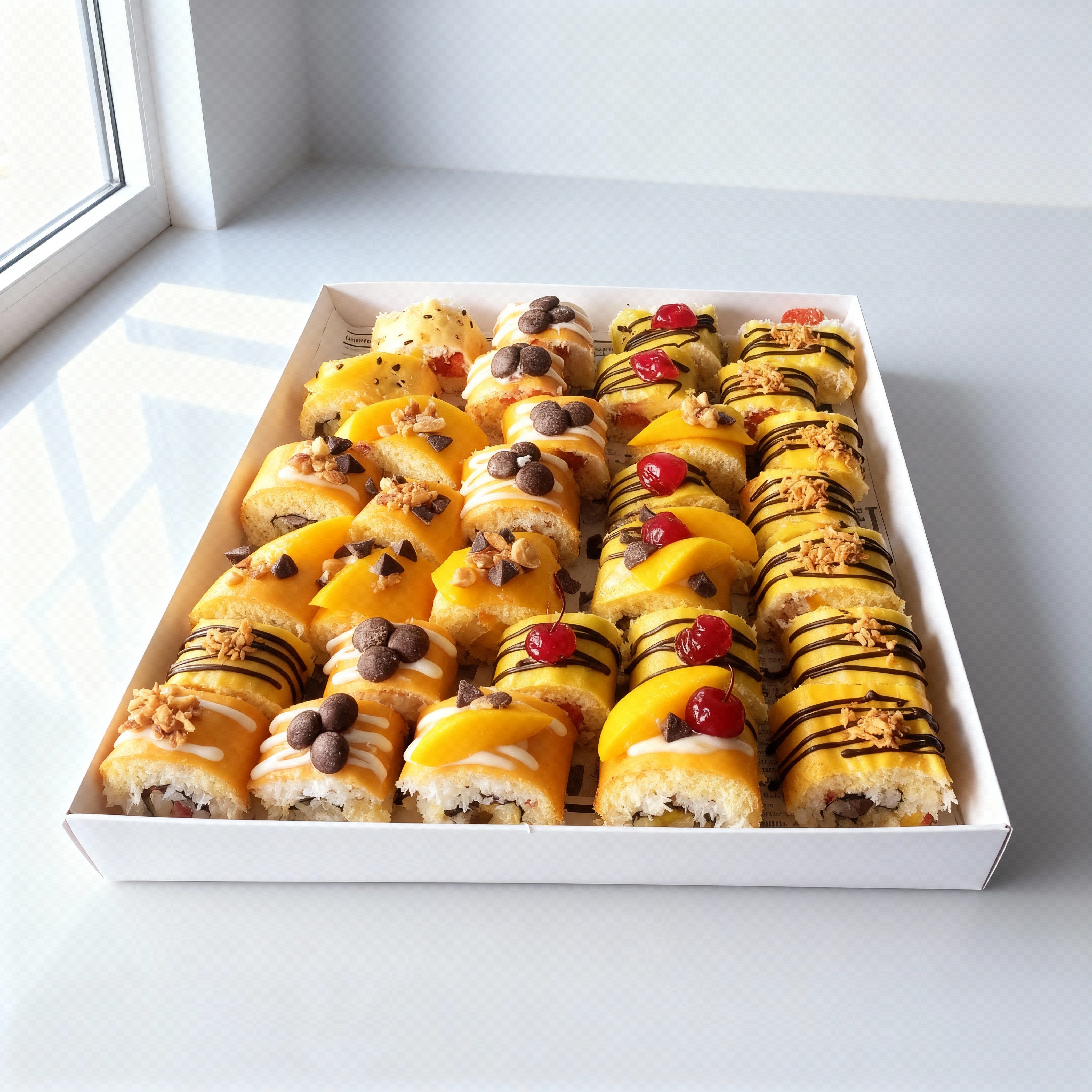 סושי פירות ושוקולד